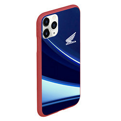 Чехол iPhone 11 Pro матовый Honda sport авто, цвет: 3D-красный — фото 2