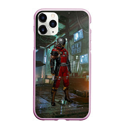 Чехол iPhone 11 Pro матовый PREY SPACE GAME, цвет: 3D-розовый