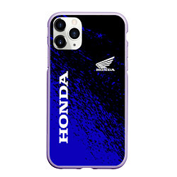 Чехол iPhone 11 Pro матовый Honda - Авто бренд, цвет: 3D-светло-сиреневый