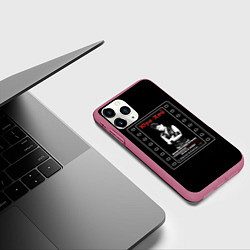 Чехол iPhone 11 Pro матовый Юра Хой Сектор Газа, цвет: 3D-малиновый — фото 2