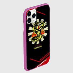 Чехол iPhone 11 Pro матовый Кобра Кай Сериал Нетфликс Гранж, цвет: 3D-фиолетовый — фото 2