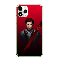 Чехол iPhone 11 Pro матовый Dexter New Bloob, цвет: 3D-салатовый