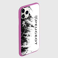Чехол iPhone 11 Pro матовый Peugeot Распылитель, цвет: 3D-фиолетовый — фото 2
