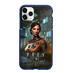 Чехол iPhone 11 Pro матовый Prey dark - girl, цвет: 3D-тёмно-синий