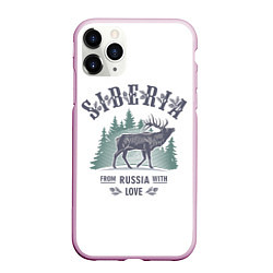 Чехол iPhone 11 Pro матовый SIBERIA из России с Любовью