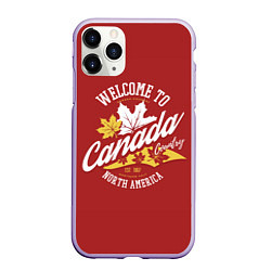Чехол iPhone 11 Pro матовый Канада Canada