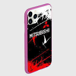 Чехол iPhone 11 Pro матовый Mitsubishi Sport Auto, цвет: 3D-фиолетовый — фото 2