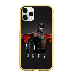 Чехол iPhone 11 Pro матовый Prey разрезанный пополам