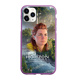 Чехол iPhone 11 Pro матовый Элой Horizon, цвет: 3D-фиолетовый