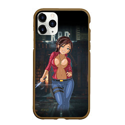 Чехол iPhone 11 Pro матовый Claire Redfield from Resident Evil 2 remake by sex, цвет: 3D-коричневый