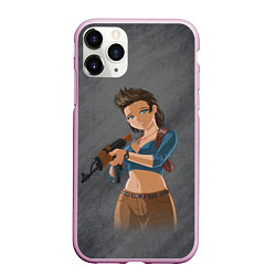 Чехол iPhone 11 Pro матовый Nathan Drake girl from Uncharted by sexygirlsdraw