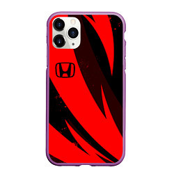 Чехол iPhone 11 Pro матовый HONDA RED ХОНДА КРАСНЫЙ