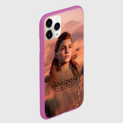 Чехол iPhone 11 Pro матовый Aloy Horizon Forbidden Zero Dawn, цвет: 3D-фиолетовый — фото 2