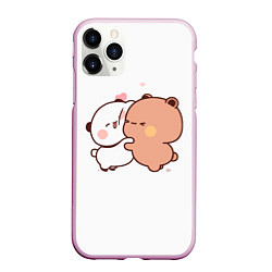 Чехол iPhone 11 Pro матовый Плюшевая любовь навечно Plush love forever, цвет: 3D-розовый