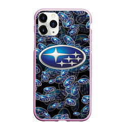 Чехол iPhone 11 Pro матовый SUBARU BIG LOGO PATTERN