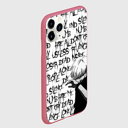 Чехол iPhone 11 Pro матовый DEAD INSIDE 1000-7, цвет: 3D-малиновый — фото 2