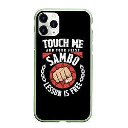 Чехол iPhone 11 Pro матовый Боевое Самбо SAMBO