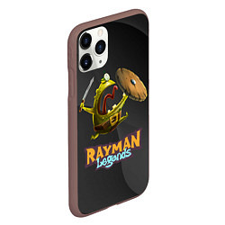 Чехол iPhone 11 Pro матовый Rayman Legends Black, цвет: 3D-коричневый — фото 2