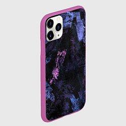 Чехол iPhone 11 Pro матовый Синий милитари, цвет: 3D-фиолетовый — фото 2