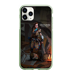 Чехол iPhone 11 Pro матовый Aloy art Horizon