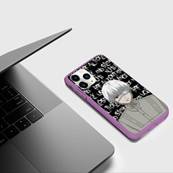 Чехол iPhone 11 Pro матовый Я НЕ ВЕРНУСЬ В АНТЕЙКУ, цвет: 3D-фиолетовый — фото 2