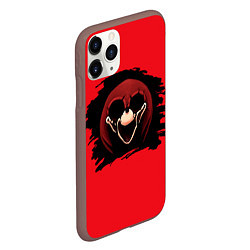 Чехол iPhone 11 Pro матовый Knuckles Sonic exe, цвет: 3D-коричневый — фото 2