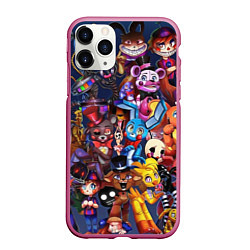 Чехол iPhone 11 Pro матовый Cute Fnaf Pattern