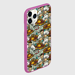 Чехол iPhone 11 Pro матовый Джекпот в Казино, цвет: 3D-фиолетовый — фото 2