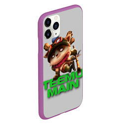 Чехол iPhone 11 Pro матовый Teemo main, цвет: 3D-фиолетовый — фото 2