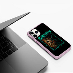 Чехол iPhone 11 Pro матовый Necronomicon, цвет: 3D-розовый — фото 2