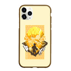 Чехол iPhone 11 Pro матовый ЗЕНИЦУ АГАЦУМА - КРД, цвет: 3D-коричневый