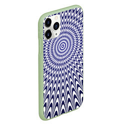 Чехол iPhone 11 Pro матовый Иллюзия Illusion, цвет: 3D-салатовый — фото 2