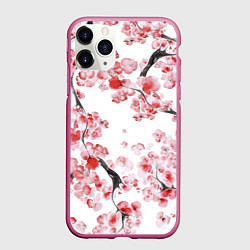 Чехол iPhone 11 Pro матовый Ранняя сакура