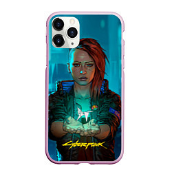 Чехол iPhone 11 Pro матовый Vi girl cyberpunk 2077