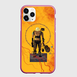 Чехол iPhone 11 Pro матовый Командо с гитарой