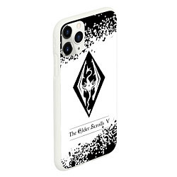 Чехол iPhone 11 Pro матовый TESV: SKYRIM - Арт, цвет: 3D-белый — фото 2