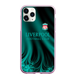 Чехол iPhone 11 Pro матовый Liverpool спорт