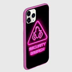 Чехол iPhone 11 Pro матовый Five Nights at Freddys: Security Breach лого, цвет: 3D-фиолетовый — фото 2