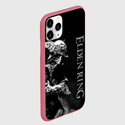 Чехол iPhone 11 Pro матовый ВАЛЬКИРИЯ ЧБ ELDEN RING, цвет: 3D-малиновый — фото 2