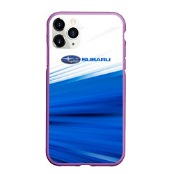 Чехол iPhone 11 Pro матовый Subaru субару sport