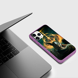 Чехол iPhone 11 Pro матовый ELDEN RING FEARLESS, цвет: 3D-фиолетовый — фото 2