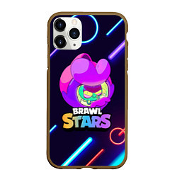 Чехол iPhone 11 Pro матовый BrawlStars Eve pink