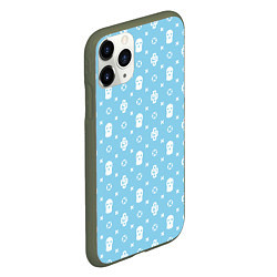 Чехол iPhone 11 Pro матовый Узор Sky Blue Dope Camo Dope Street Market, цвет: 3D-темно-зеленый — фото 2