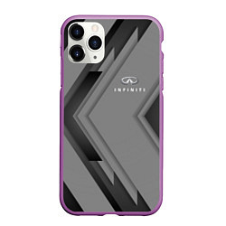 Чехол iPhone 11 Pro матовый Infinity Autosport, цвет: 3D-фиолетовый