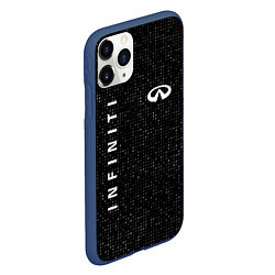 Чехол iPhone 11 Pro матовый Инфинити infinity sport, цвет: 3D-тёмно-синий — фото 2