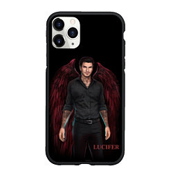 Чехол iPhone 11 Pro матовый Люцифер, цвет: 3D-черный