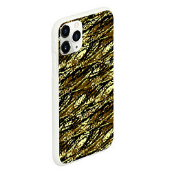 Чехол iPhone 11 Pro матовый Цифровой Охотничий Камуфляж, цвет: 3D-белый — фото 2