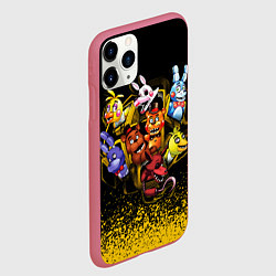 Чехол iPhone 11 Pro матовый Фредди и Компания, цвет: 3D-малиновый — фото 2