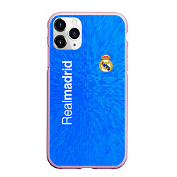 Чехол iPhone 11 Pro матовый Реал мадрид real madrid abstraction