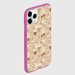 Чехол iPhone 11 Pro матовый Пивбар, цвет: 3D-фиолетовый — фото 2